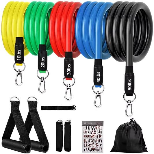 11-Piece Resistance Band Training Kit