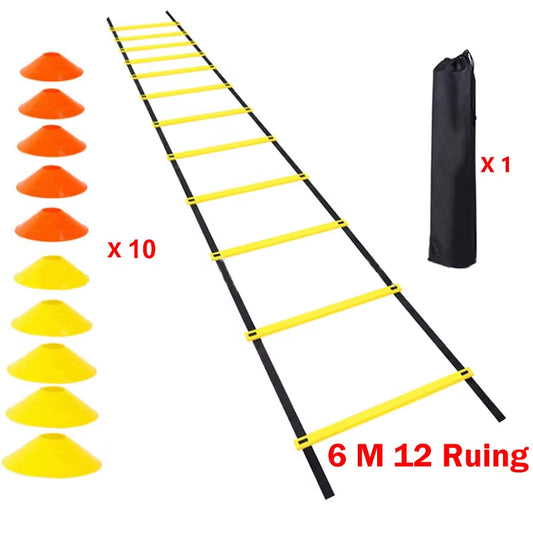 Agility Ladder Training Set with Cones & Parachute