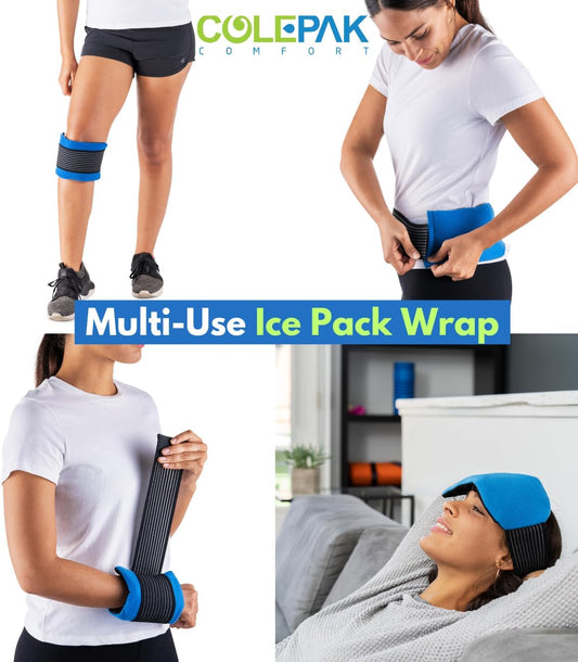 Hot & Cold Reusable Gel Ice Packs – 2 Count (Pack of 1)