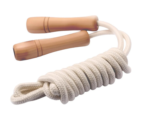 Wooden Handle Jump Rope – Adjustable Length