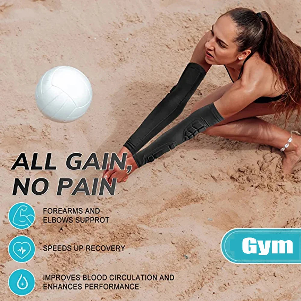 Arm Sleeves with Elbow Protection – Crashproof Design